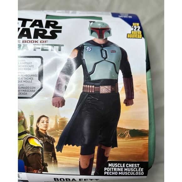 Star Wars Adult XL 36-38 Book of Boba Fett Cosplay halloween Costume  NEW - Picture 7 of 7